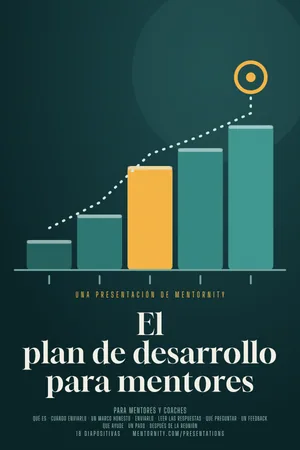 Imagen estilo póster de cine para la presentación El plan de desarrollo para mentores