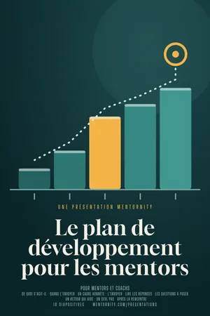 Image style affiche de film pour la présentation Le plan de développement pour les mentors