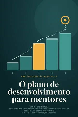 Imagem no estilo de pôster de cinema para a apresentação O plano de desenvolvimento para mentores