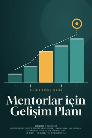 Mentorlar için Gelişim Planı sunumu için film afişi tarzında görsel