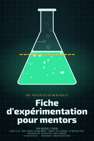 Image style affiche de film pour la présentation Fiche d’expérimentation pour mentors