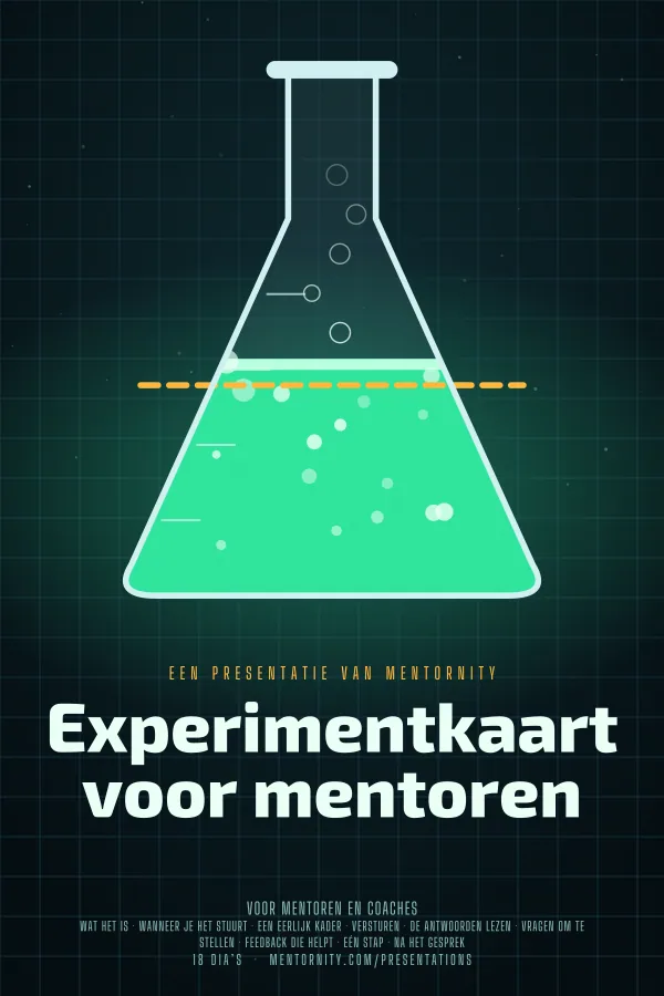 Filmposter voor de presentatie Experimentkaart voor mentoren