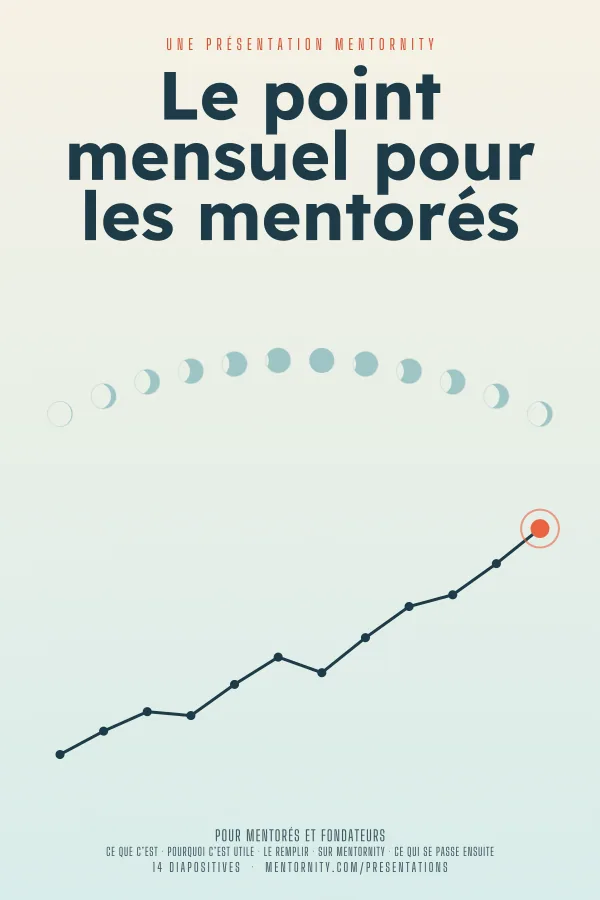 Affiche de film de la présentation Le point mensuel pour les mentorés
