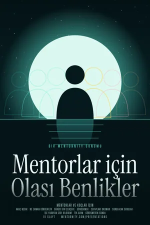 Mentorlar için Olası Benlikler sunumu için film afişi tarzında görsel