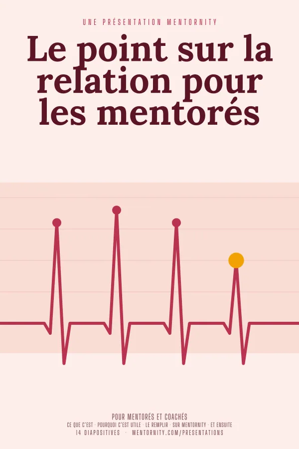 Affiche de film de la présentation Le point sur la relation pour les mentorés