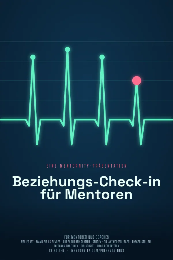 Filmplakat zur Präsentation Beziehungs-Check-in für Mentoren