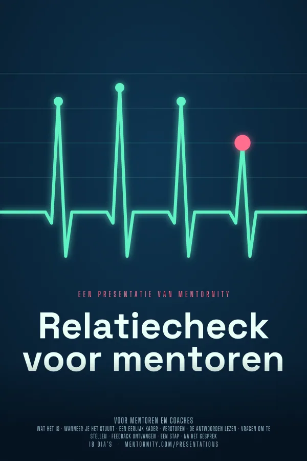 Filmposter voor de presentatie Relatiecheck voor mentoren