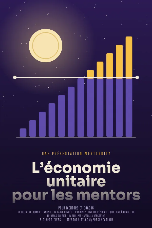 Affiche de film de la présentation L’économie unitaire pour les mentors