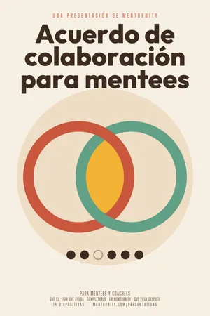 Imagen estilo póster de cine para la presentación Acuerdo de colaboración para mentees