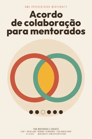 Imagem no estilo de pôster de cinema para a apresentação Acordo de colaboração para mentorados