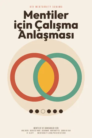 Mentiler için Çalışma Anlaşması sunumu için film afişi tarzında görsel
