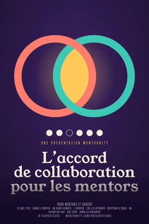 Image style affiche de film pour la présentation L’accord de collaboration pour les mentors