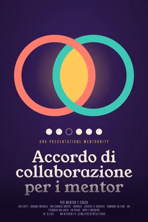 Immagine in stile locandina per la presentazione Accordo di collaborazione per i mentor