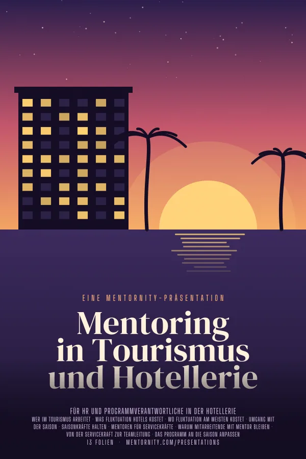 Filmplakat zur Präsentation Mentoring in Tourismus und Hotellerie