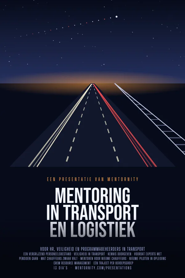 Filmposter voor de presentatie Mentoring in transport en logistiek