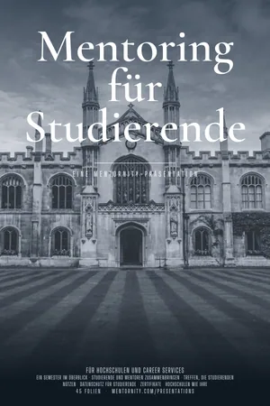 Filmplakat der Präsentation: Mentoring für Studierende