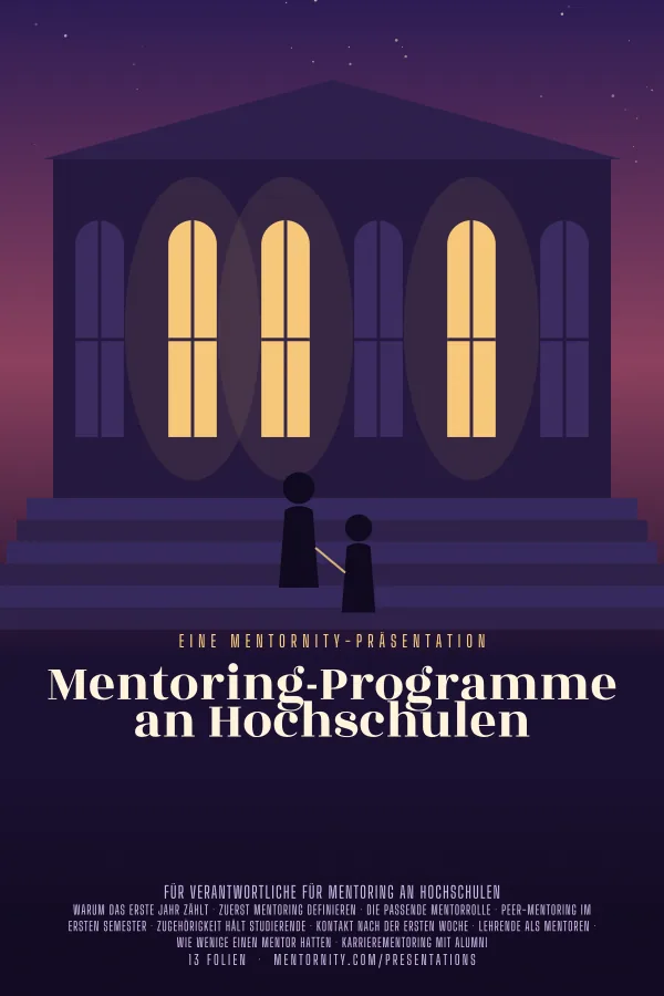 Filmplakat zur Präsentation Mentoring-Programme an Hochschulen