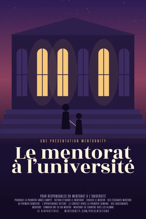 Affiche de film de la présentation Le mentorat à l’université