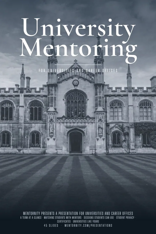 Affiche de film de la présentation Mentorat étudiant