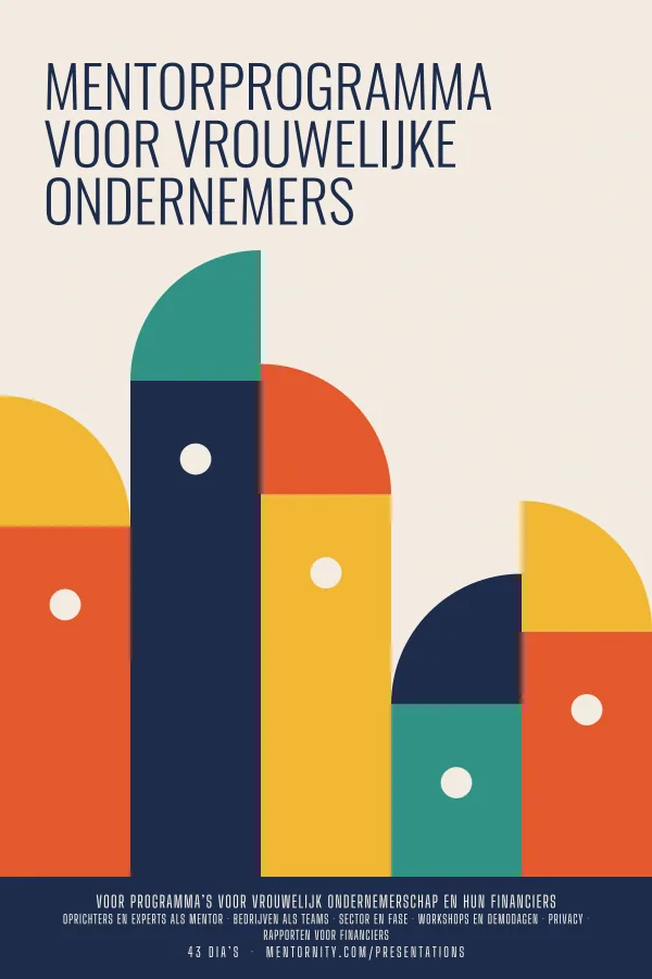 Filmposter voor de presentatie Mentorprogramma voor vrouwelijke ondernemers