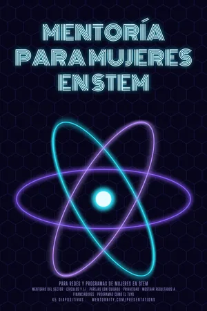 Póster de la presentación: Mentoría para mujeres en STEM