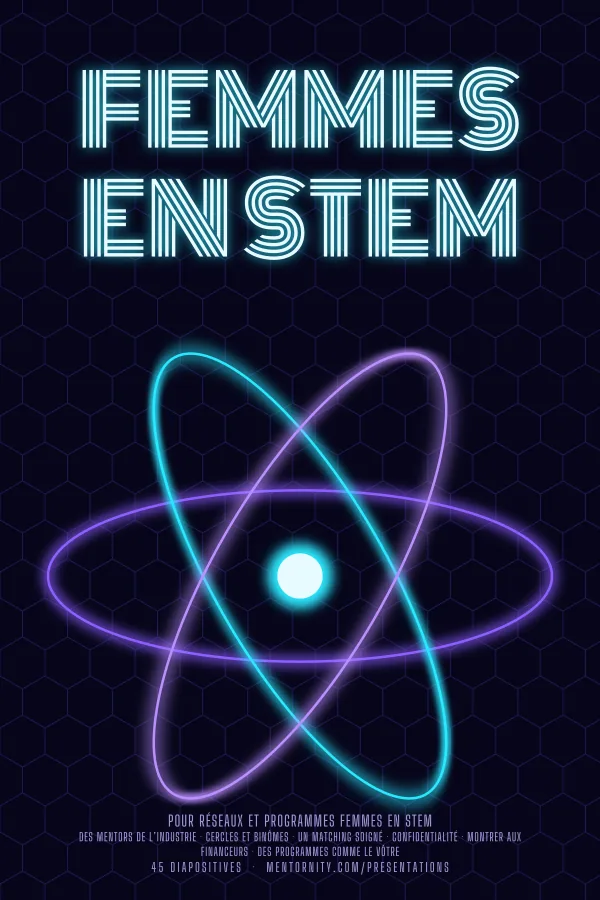 Affiche de film de la présentation Femmes en STEM