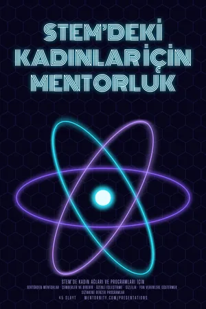Sunum afişi: STEM’deki Kadınlar için Mentorluk