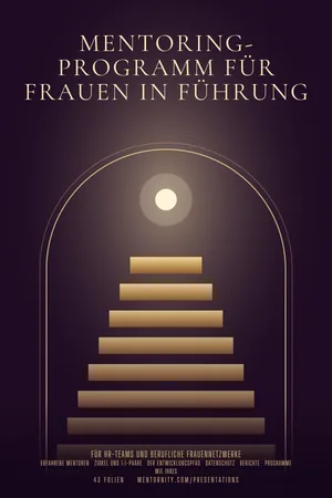 Filmplakat der Präsentation: Mentoring-Programm für Frauen in Führung