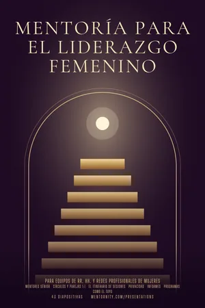 Póster de la presentación: Mentoría para el liderazgo femenino