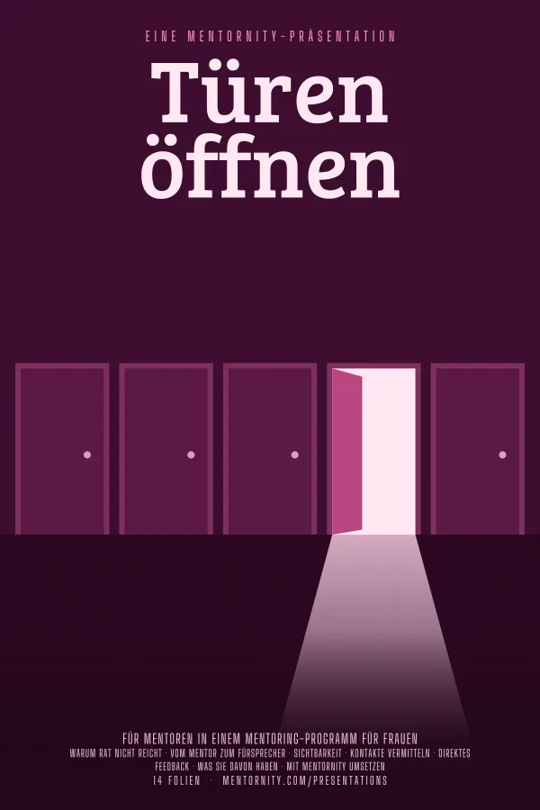Filmplakat zur Präsentation Türen öffnen