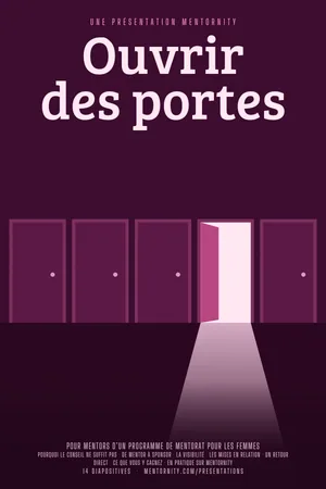 Affiche de la présentation : Guide du mentor : Ouvrir des portes