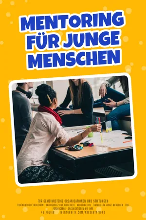 Filmplakat der Präsentation: Mentoring für junge Menschen