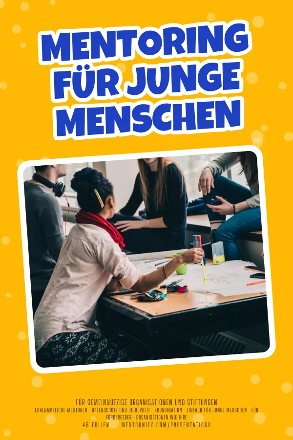 Filmplakat zur Präsentation Mentoring für junge Menschen
